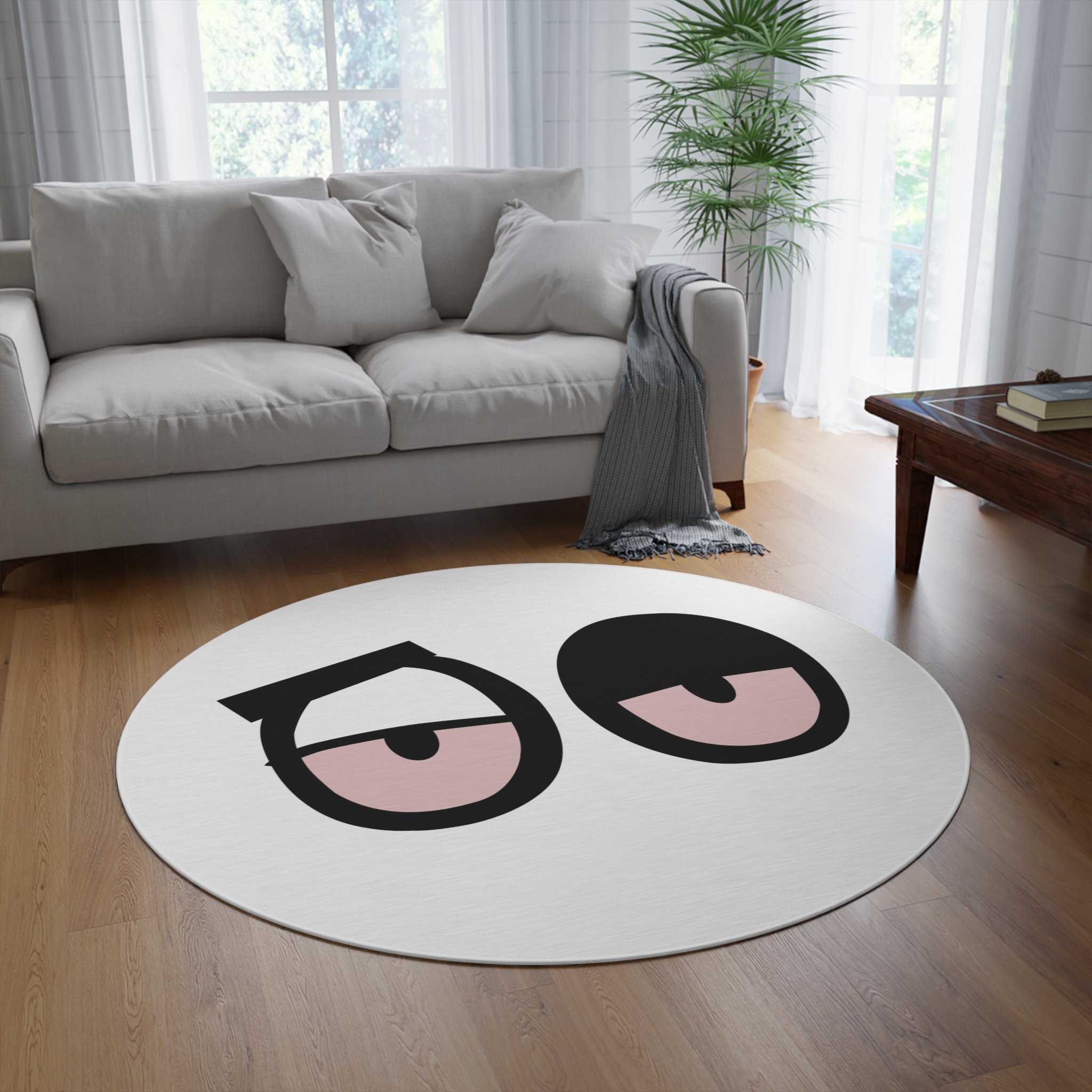 Loopy Eyes Round Rug - Image 4