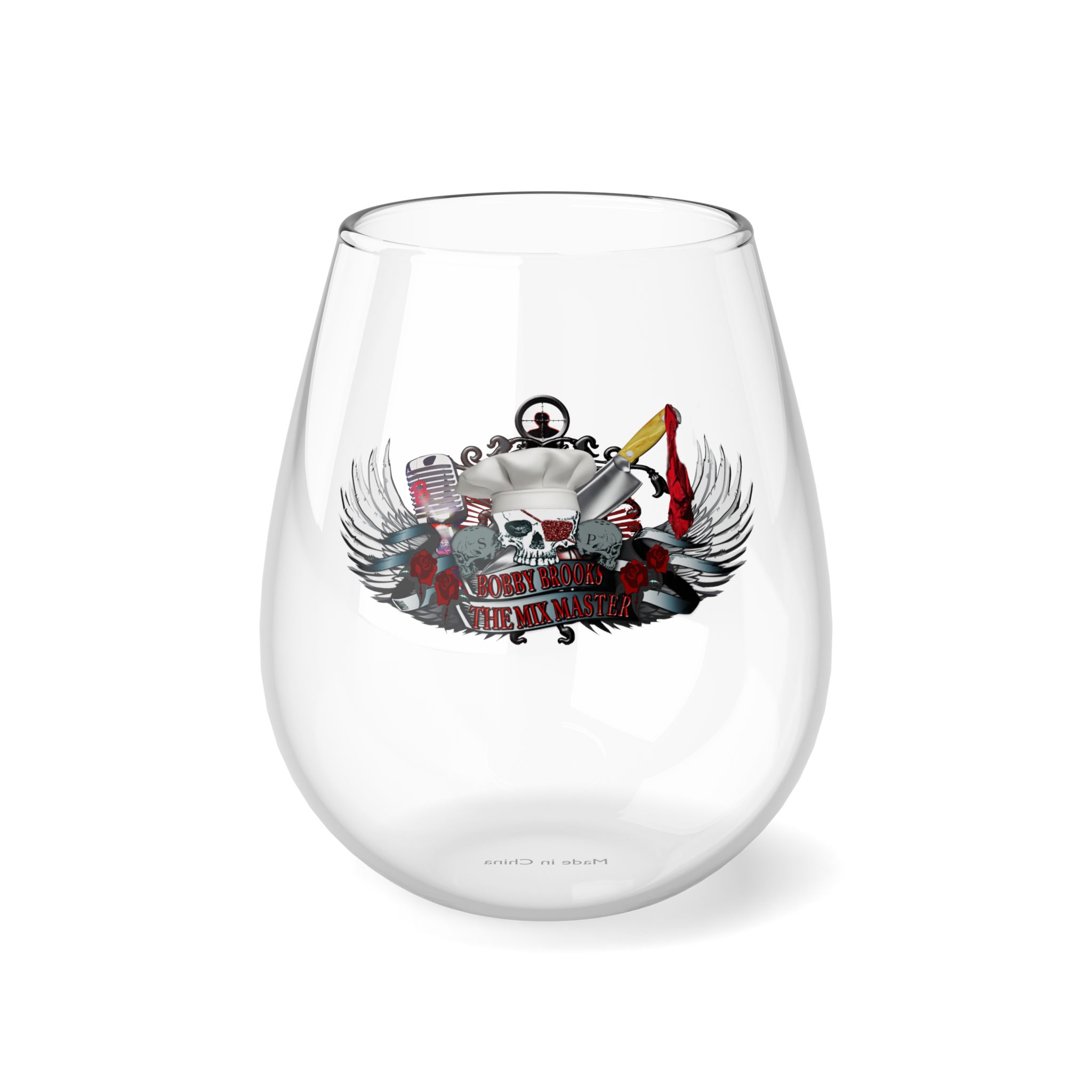 Bobby Brooks The Mix Master Stemless Wine Glass, 11.75oz - Image 2