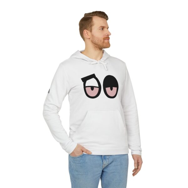 Loopy Sanchez Eyes, adidas Unisex Fleece Hoodie - Image 6