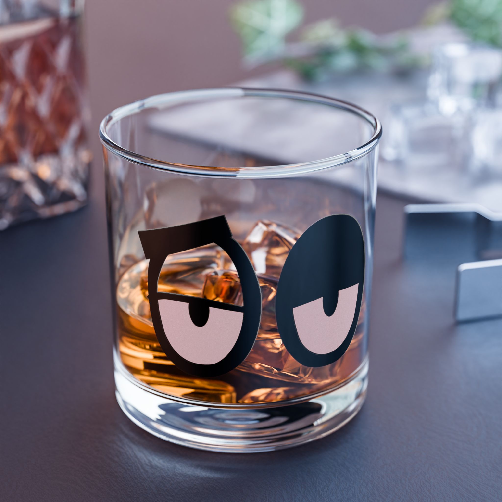 Loopy Sanchez Eyes Rocks Glass, 10oz