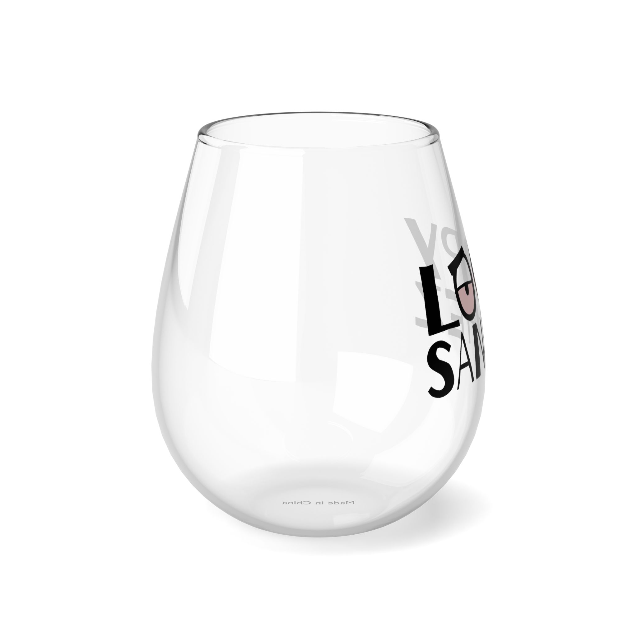Loopy Sanchez Stemless Wine Glass, 11.75oz - Image 5