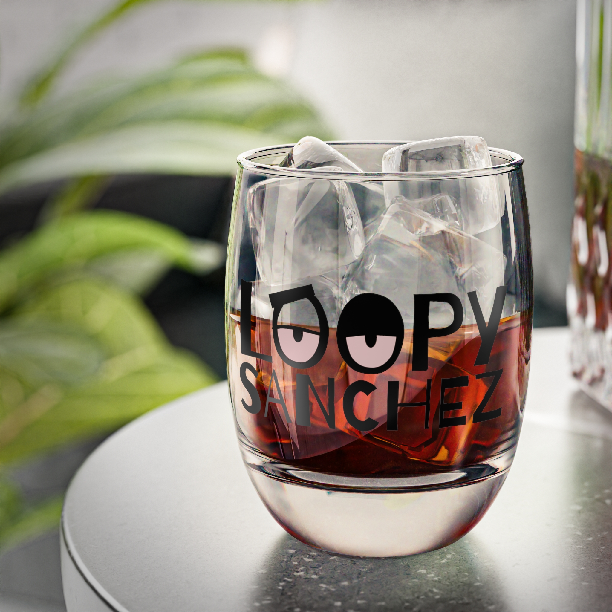 Loopy Sanchez Whiskey Glass