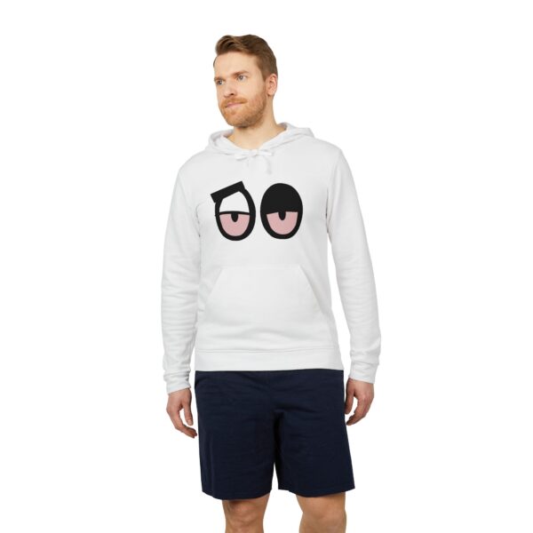 Loopy Sanchez Eyes, adidas Unisex Fleece Hoodie - Image 8