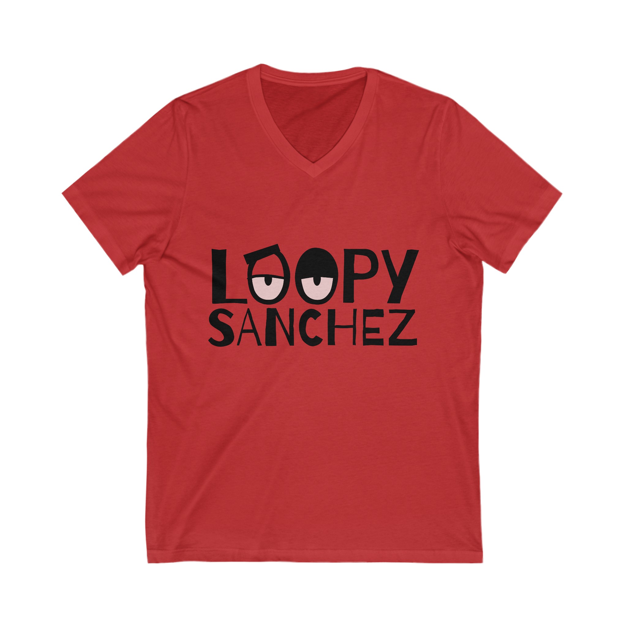 Loopy Sanchez Unisex Jersey Short Sleeve V-Neck Tee - Image 5
